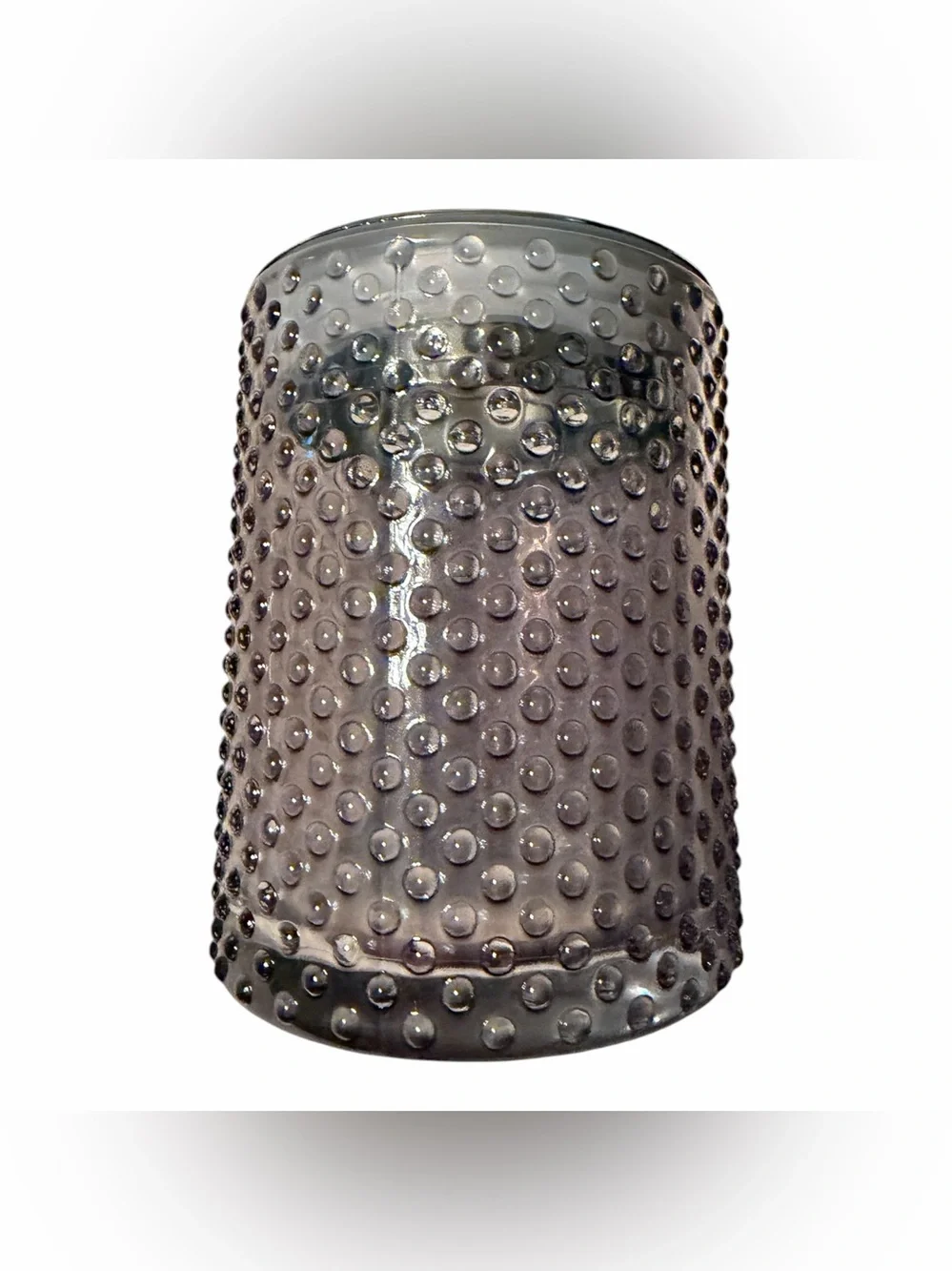 Source Unknown Smoked Gray Hobnail Glass 3-Piece Bath Set